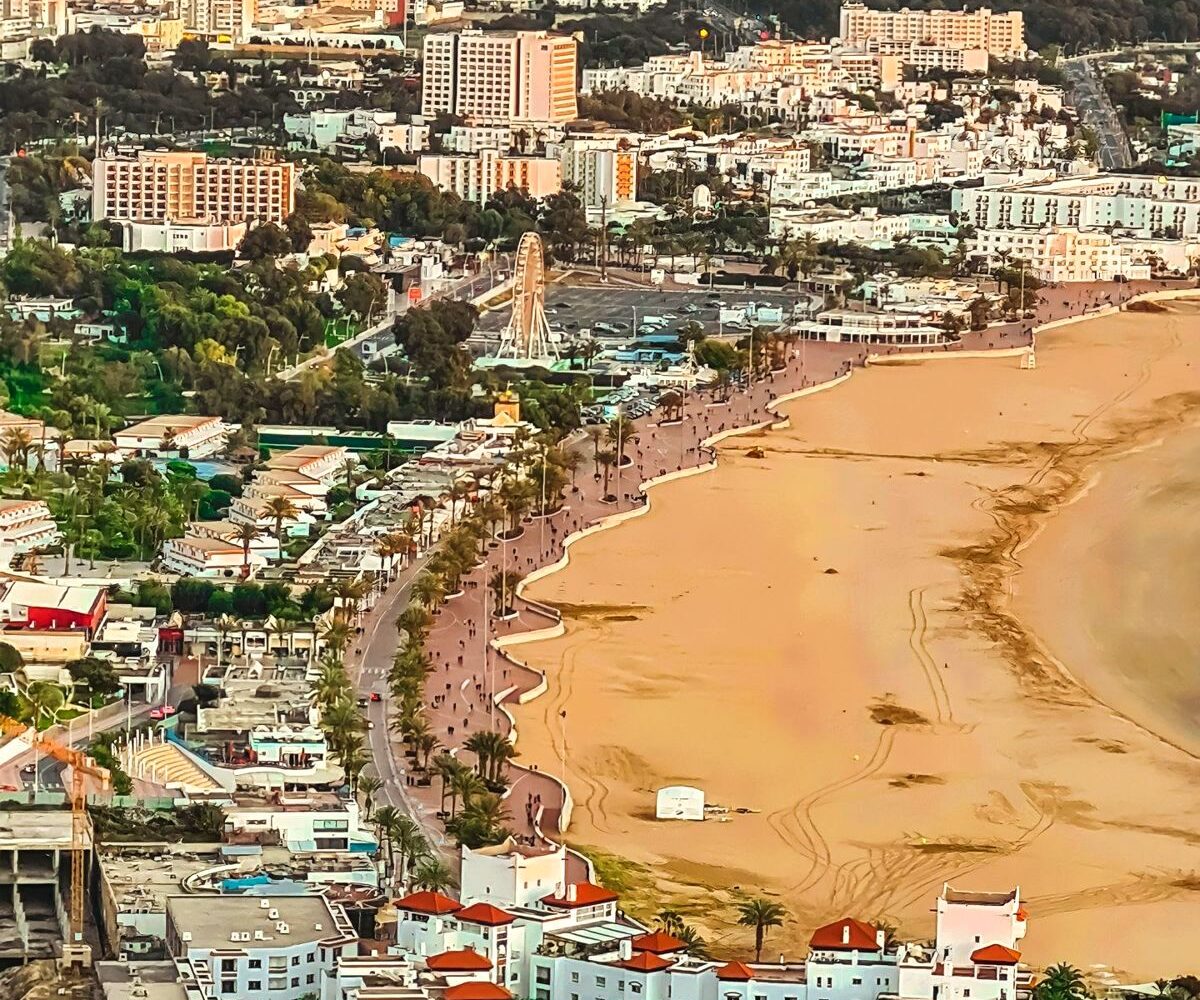 Agadir beach and bay, Morocco