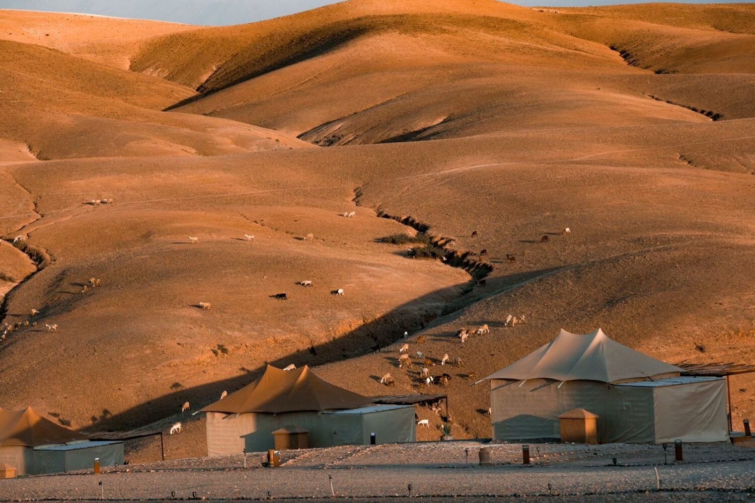 Agafay Desert near Marrakech, Morocco