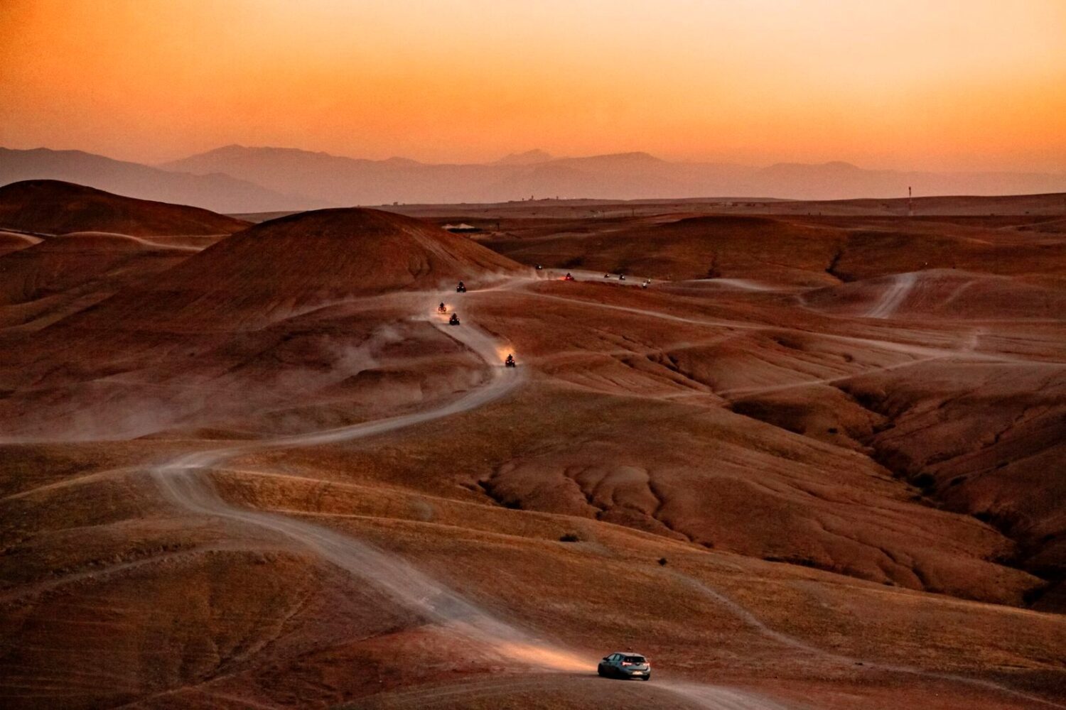 Agafay Desert near Marrakech, Morocco