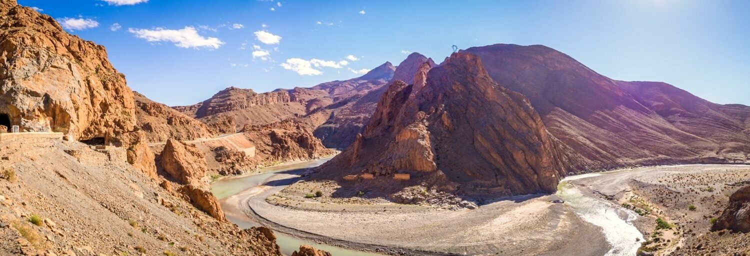 Berber villages in the Atlas Mountains, Morocco