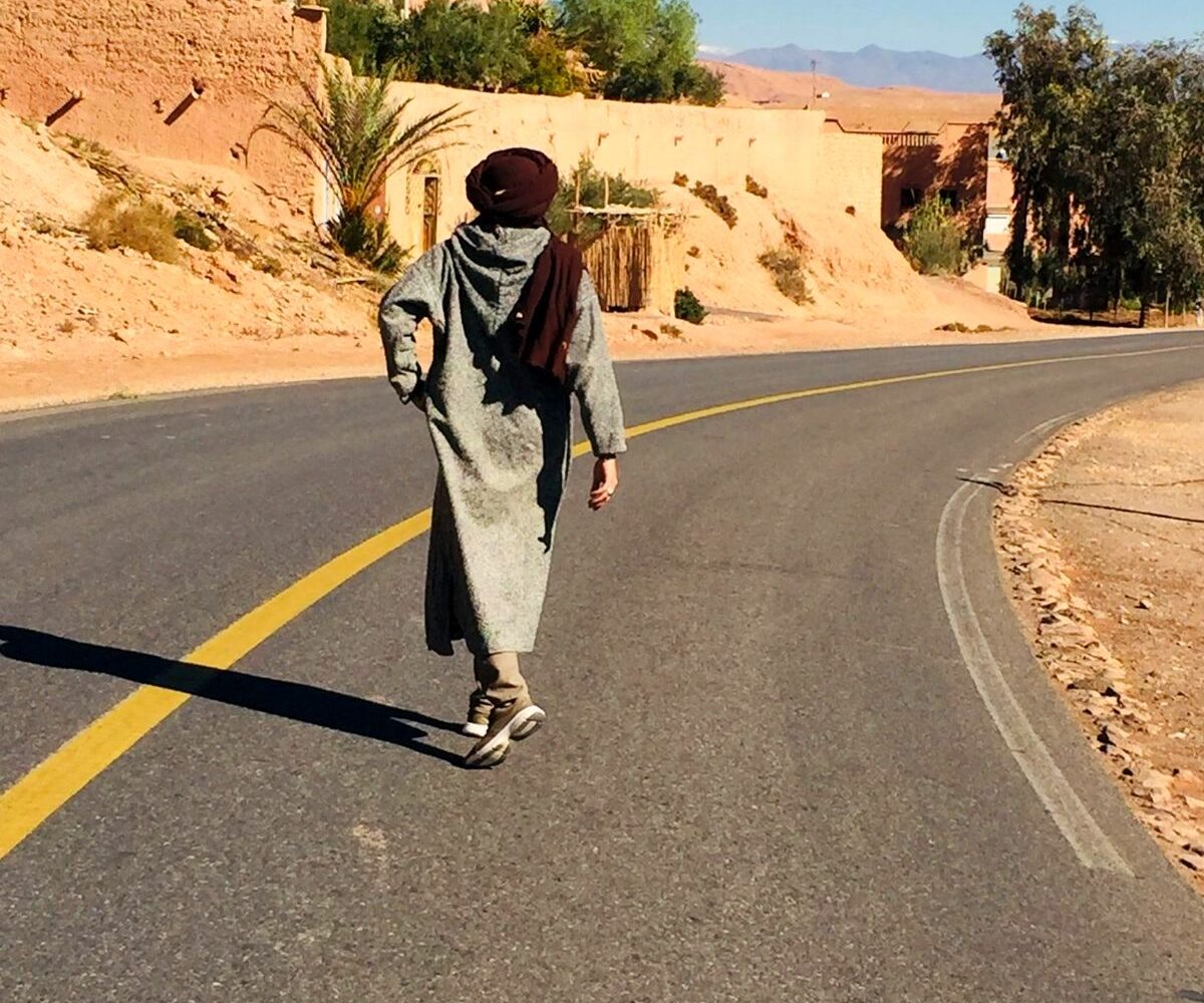 Morocco Cultours Berber guide in the southern Morocco landscape
