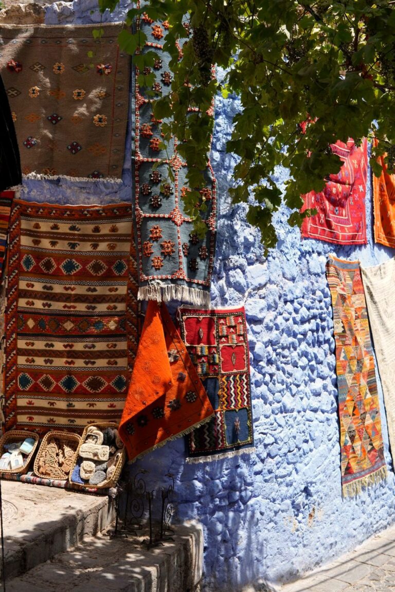 Blue streets of Chefchaouen, the blue city of Morocco