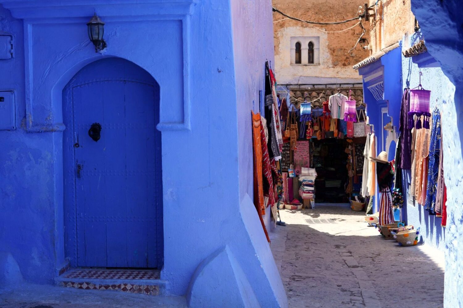Blue streets of Chefchaouen, the blue city of Morocco