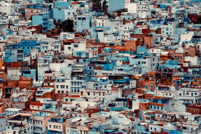 Blue streets of Chefchaouen, the blue city of Morocco