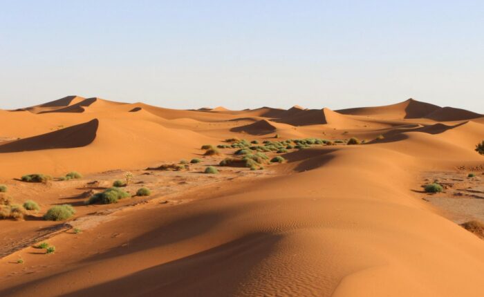 Erg Chigaga sand dunes, Sahara Desert, Morocco