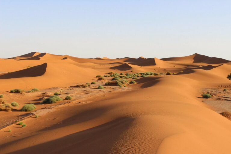Erg Chigaga sand dunes, Sahara Desert, Morocco