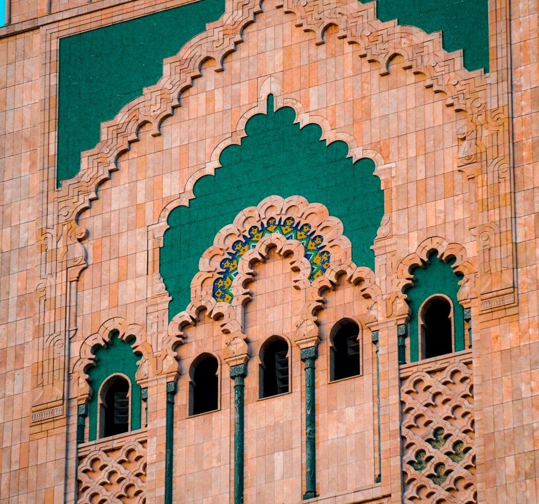 Hassan II Mosque on the Atlantic coast, Casablanca, Morocco
