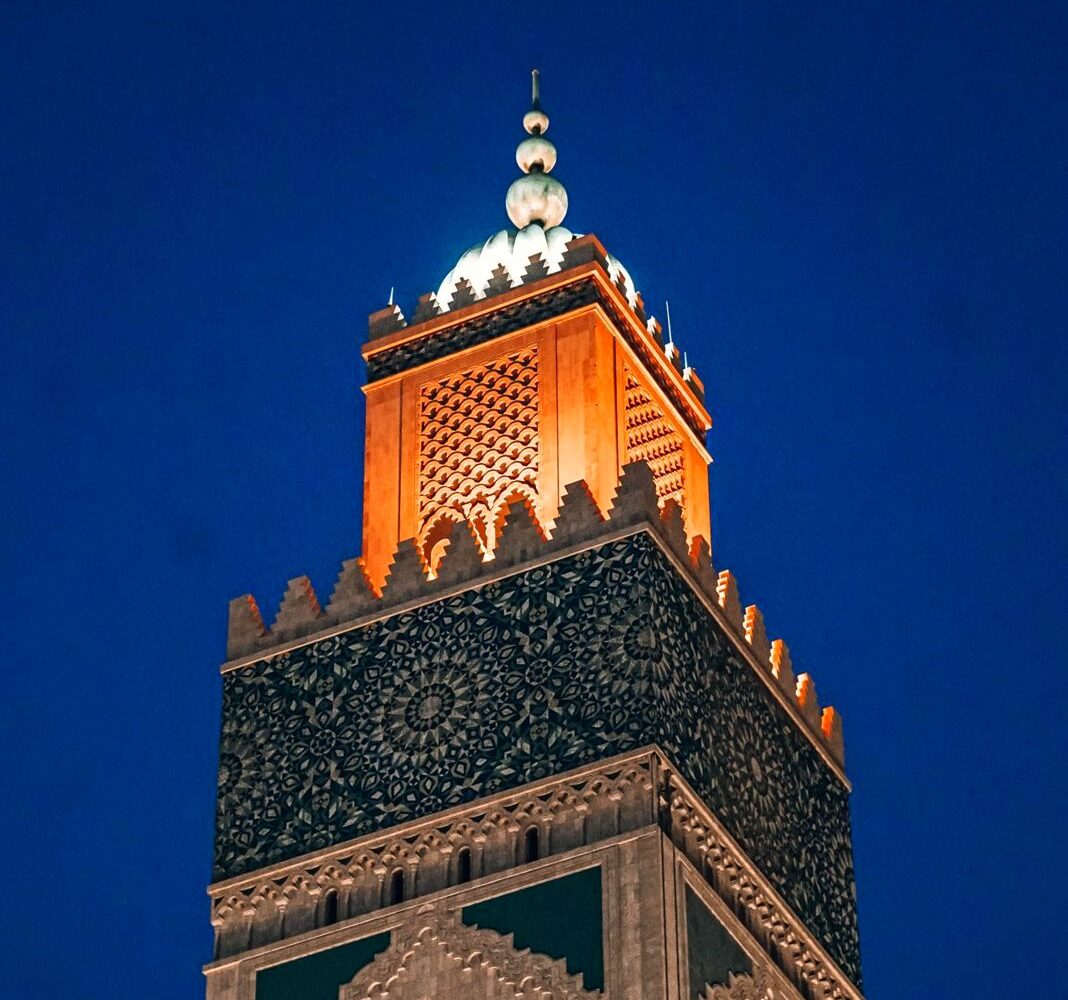 Hassan II Mosque on the Atlantic coast, Casablanca, Morocco