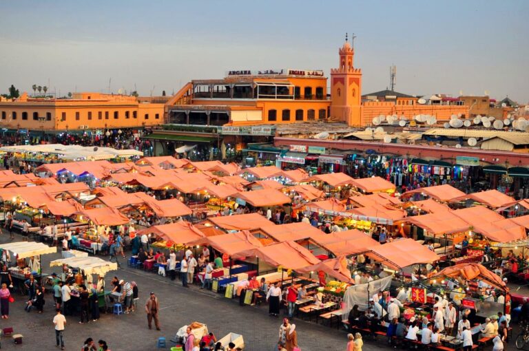 Jemaa el-Fna square in Marrakech