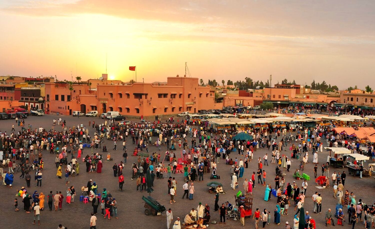 Jemaa el-Fna square in Marrakech