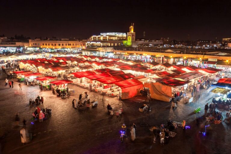 Jemaa el-Fna square in Marrakech