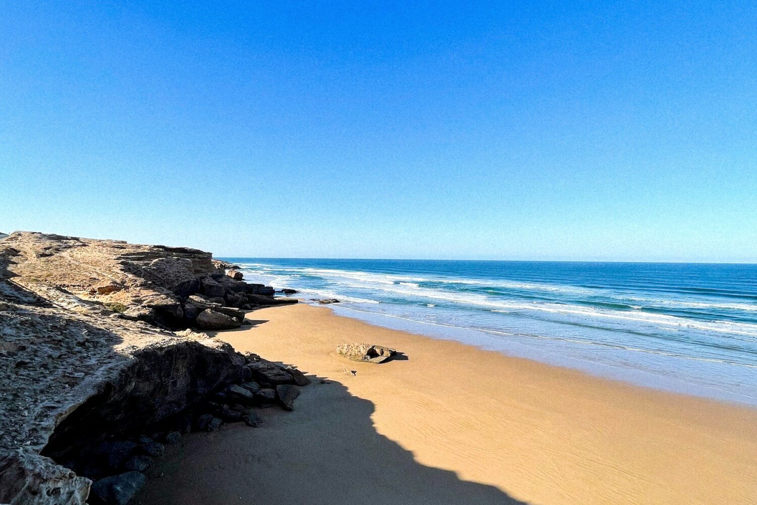 Legzira beach on the Atlantic coast, Morocco