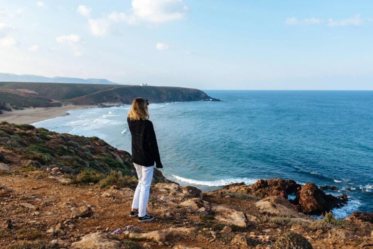 Atlantic coast at Mirleft, Morocco
