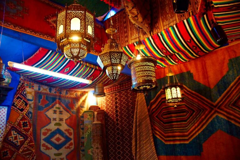 Colourful Moroccan souk