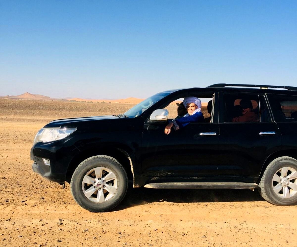 Private 4x4 vehicle on a Morocco desert tour