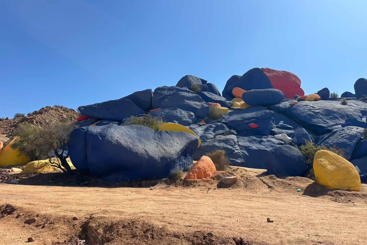 The Painted Rocks of Tafraoute in the Anti-Atlas