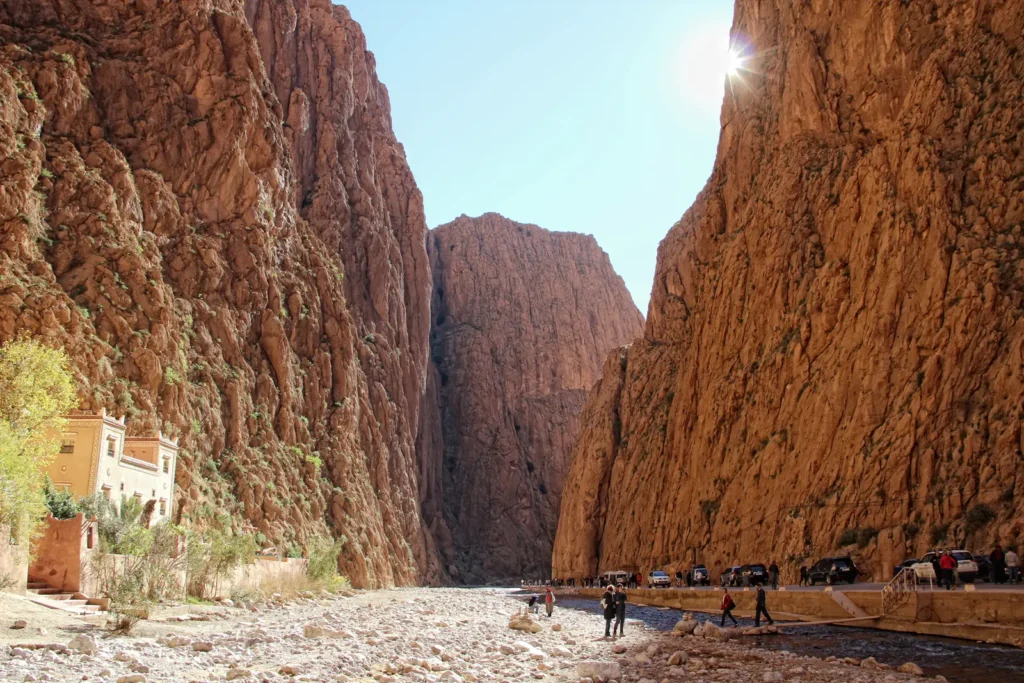 Morning light in the Todra Gorge, Morocco