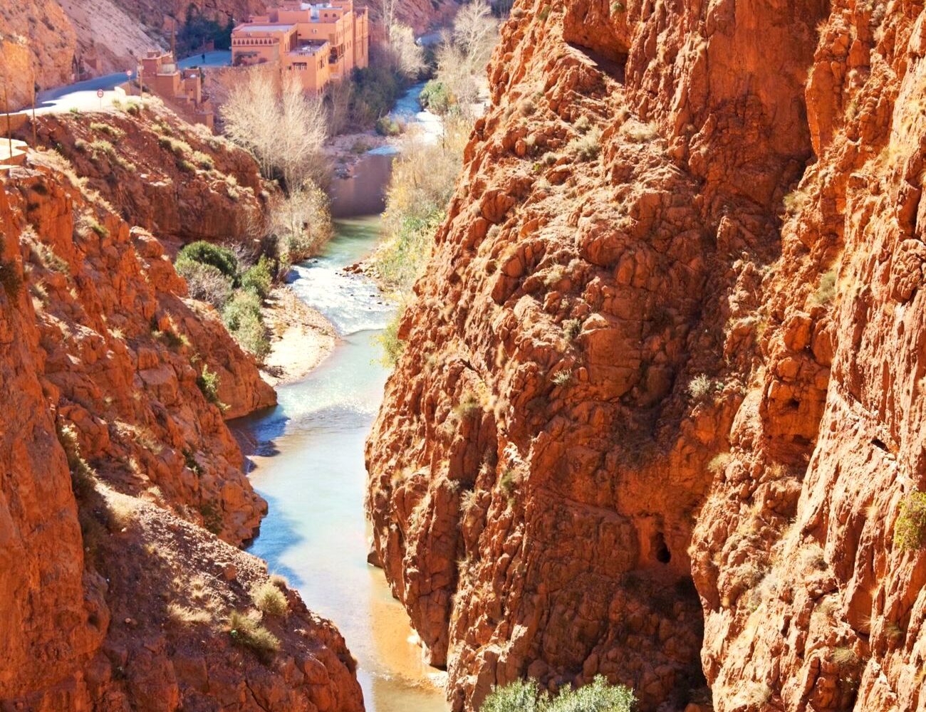 Todra Gorge and Tinghir oasis, Morocco