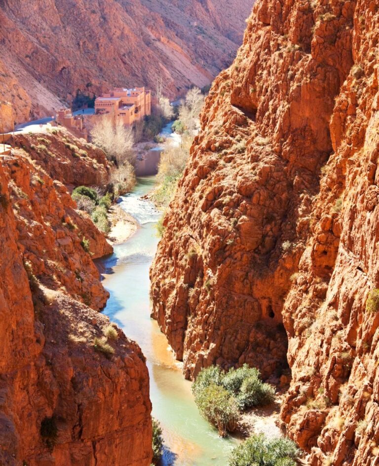 Todra Gorge and Tinghir oasis, Morocco