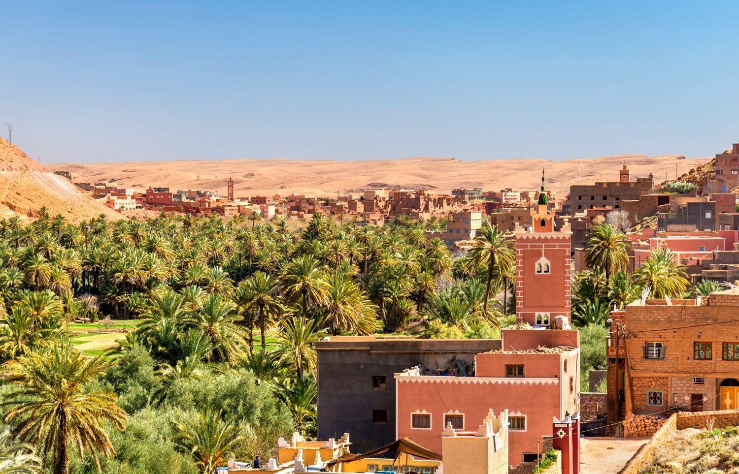 Todra Gorge and Tinghir oasis, Morocco